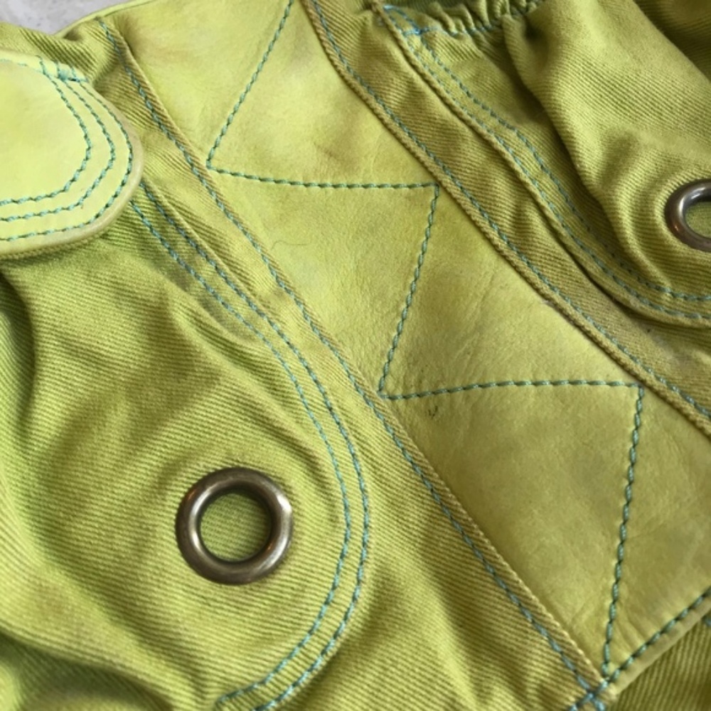 MARC JACOBS 🍏Green Cotton & Leather Messenger Bag - Picture 8 of 8